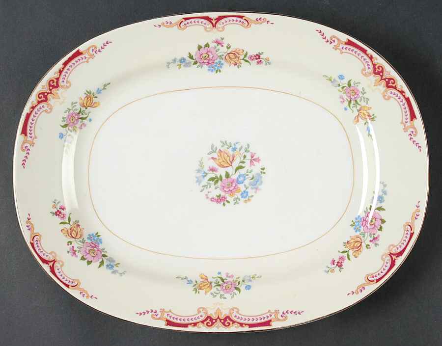 HCZ146 12" Oval Serving Platter by Haas-Czjzek Coronado-1