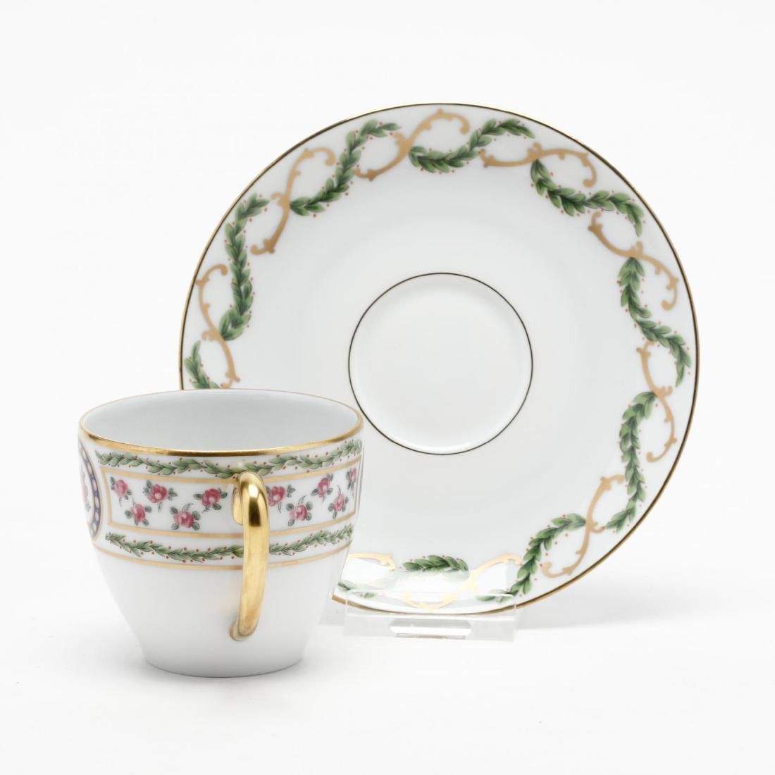 Louveciennes Or Flat Cup & Saucer Set by Haviland-1