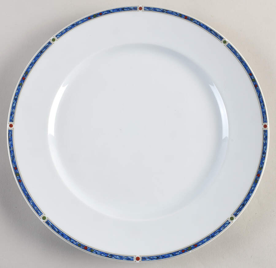 Chatelaine Blue Deep Round Platter by Haviland-1