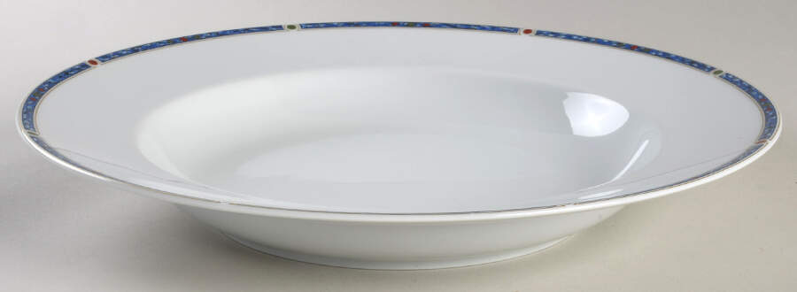 Chatelaine Blue 12" Individual Pasta Bowl by Haviland-1