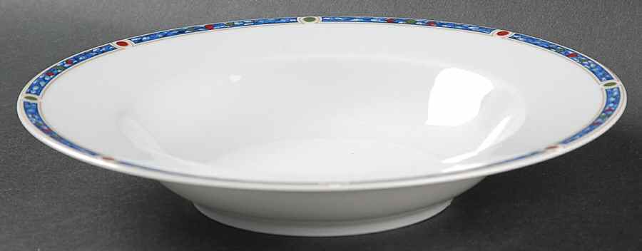 Chatelaine Blue Rim Soup Bowl by Haviland-1