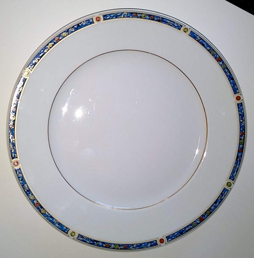 Chatelaine Blue Dessert Luncheon Plate by Haviland-1