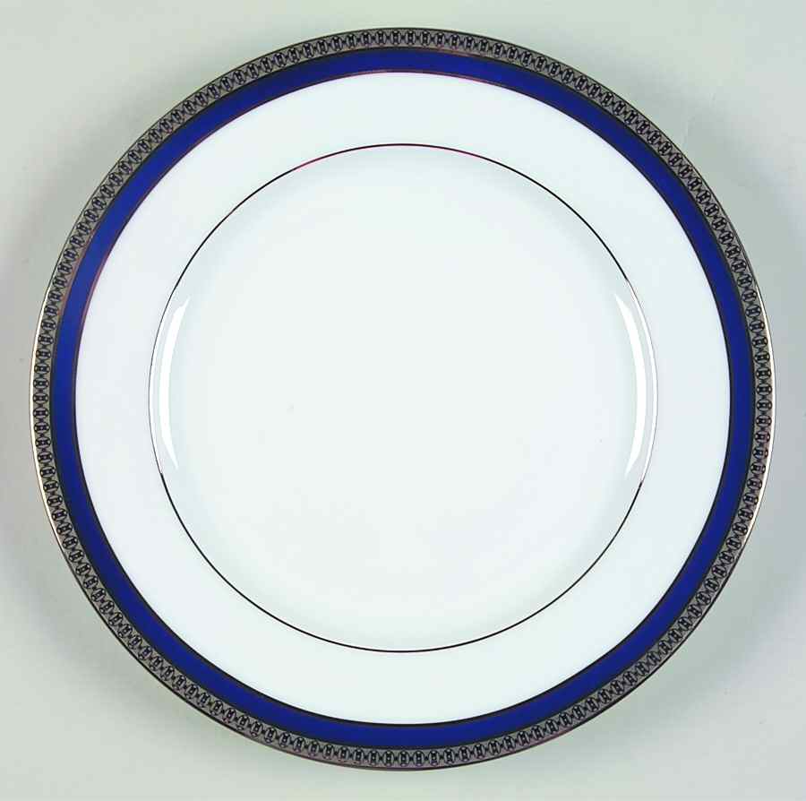 Symphonie Blue Platinum Dessert Luncheon Plate by Haviland-1