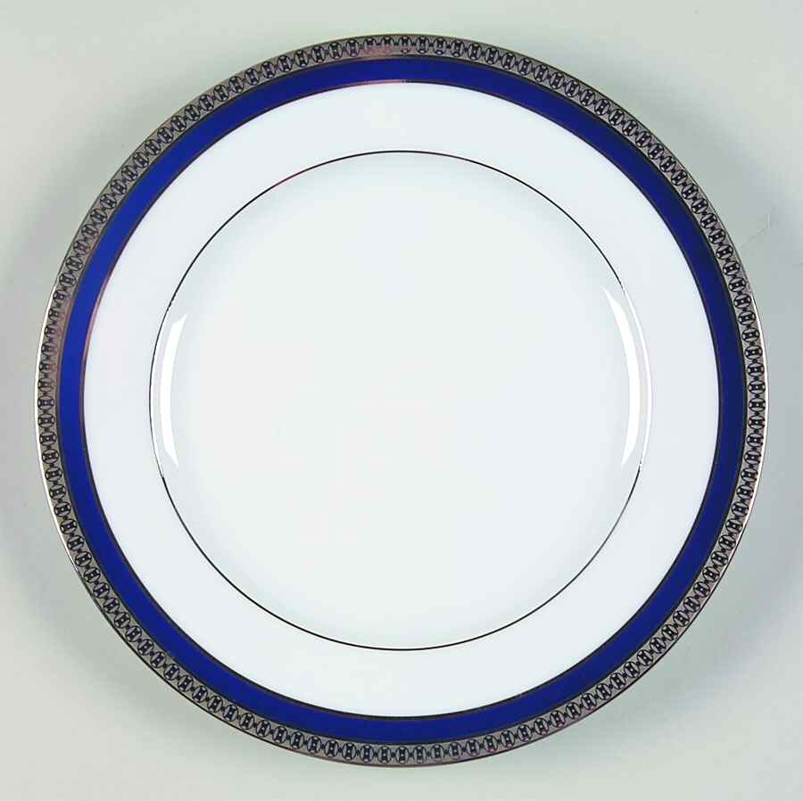 Symphonie Blue Platinum Salad Plate by Haviland-1