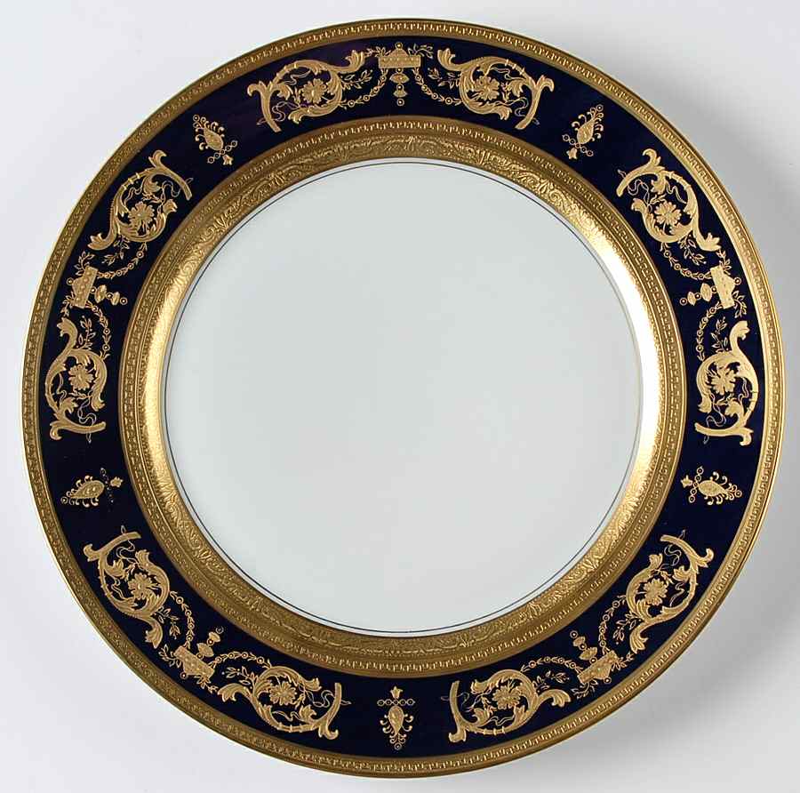 Imperator Cobalt Dinner Plate by Haviland-1