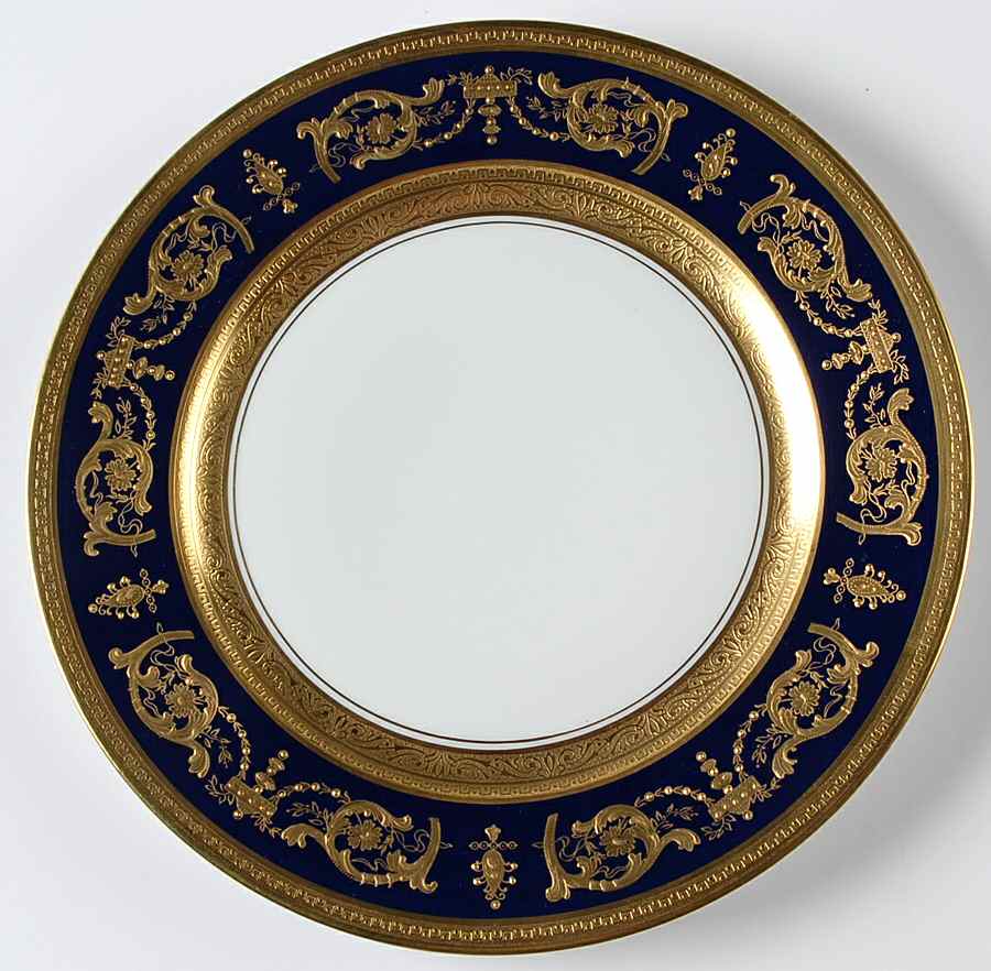 Imperator Cobalt Dessert Luncheon Plate by Haviland-1