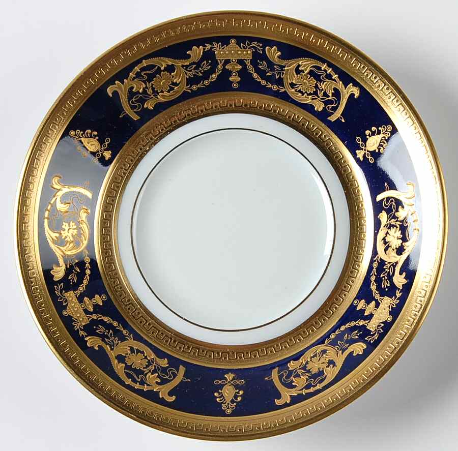 Imperator Cobalt Saucer for Demitasse Cup by Haviland-1
