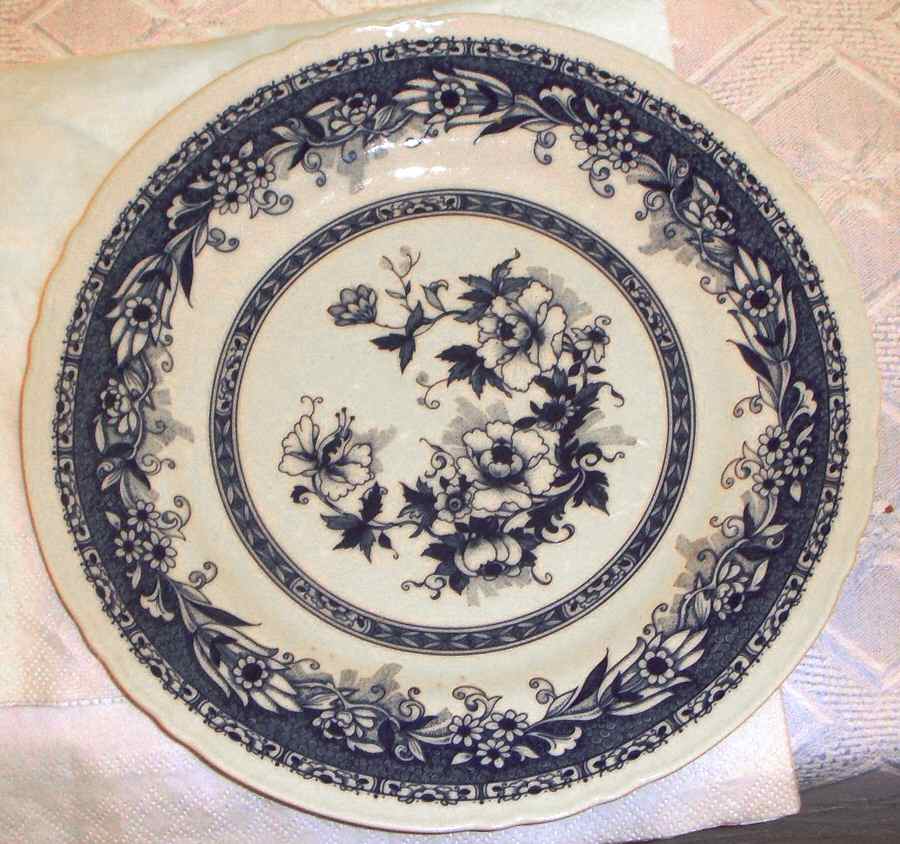 Blue Flowers Salad Plate by Hutschenreuther-1