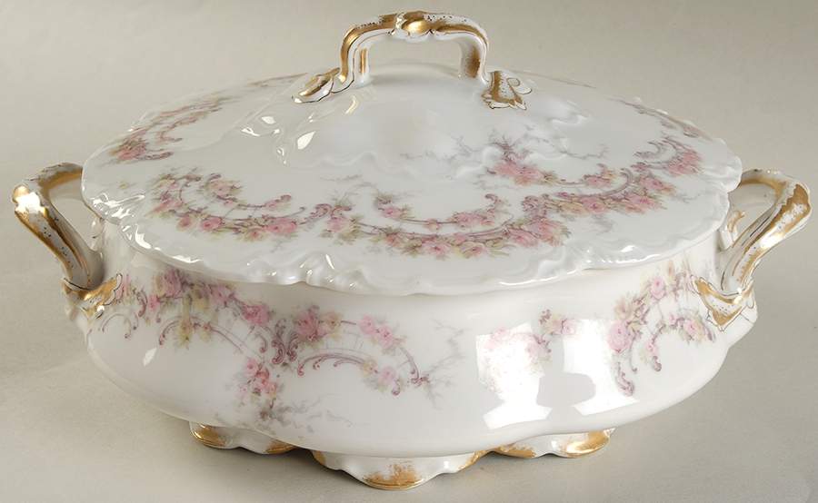 Schleiger 475d Round Covered Vegetable by Haviland-1