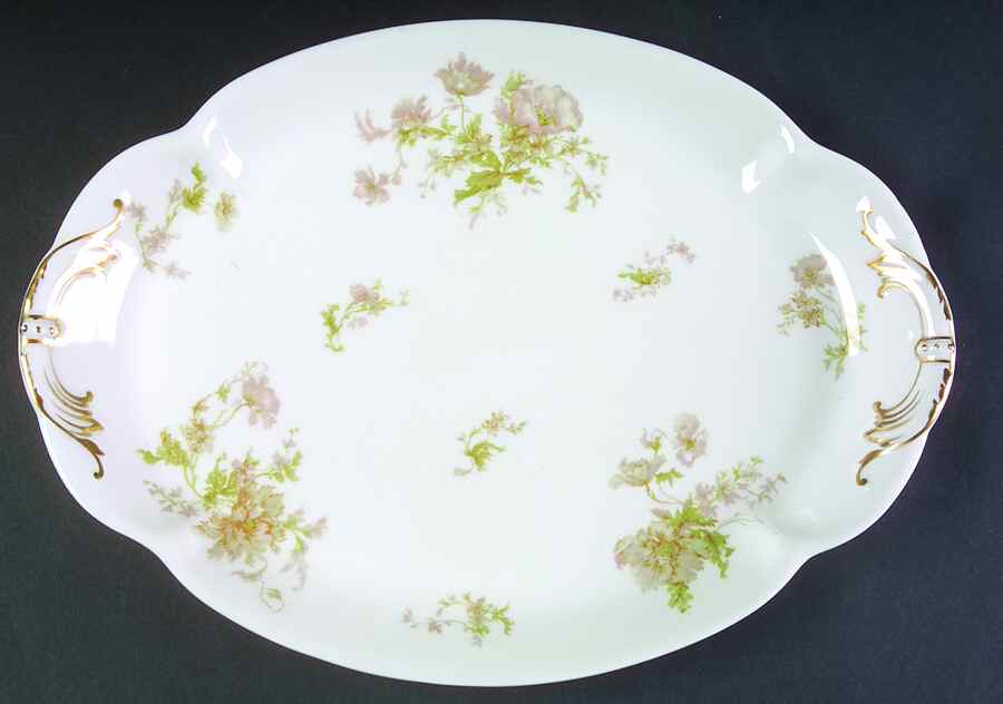 Schleiger 79a 14" Oval Serving Platter by Haviland-1