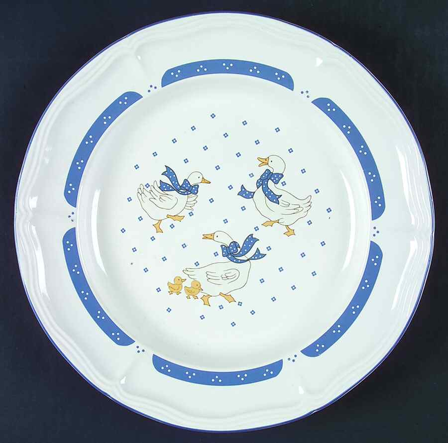 Country Goose Dinner Plate by Home Style-1