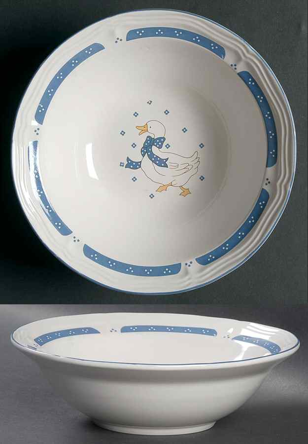Country Goose Coupe Cereal Bowl by Home Style-1