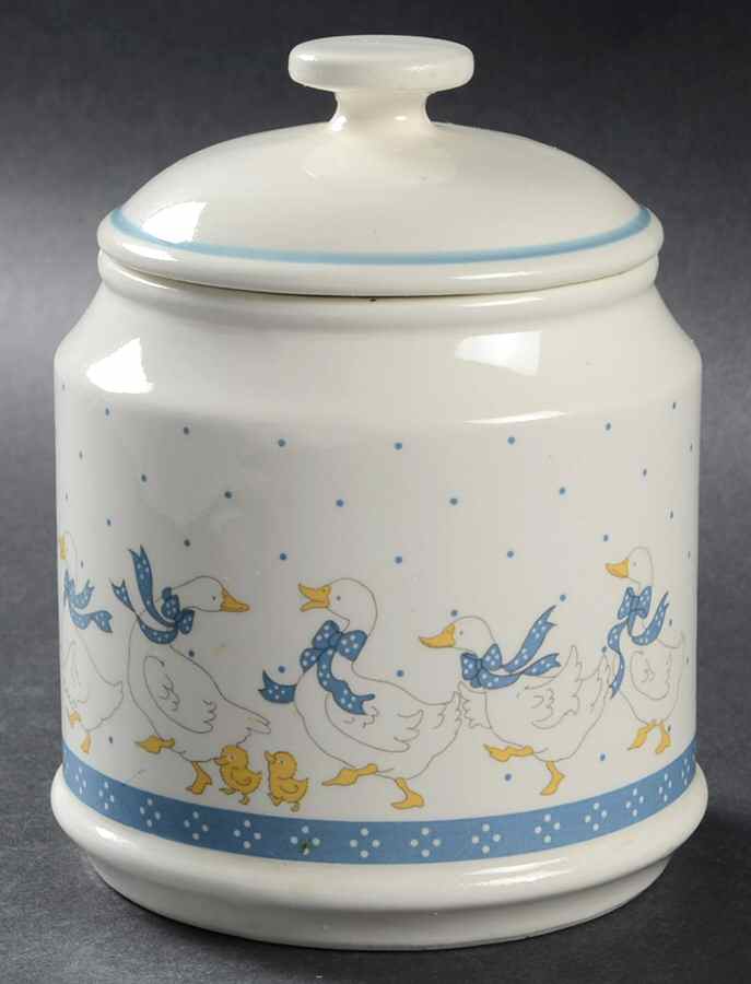 Country Goose Small Canister & Lid by Home Style-1
