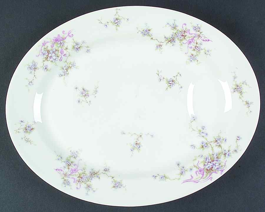 Schleiger 155n 13" Oval Serving Platter by Haviland-1