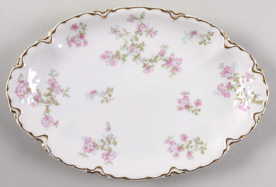 Schleiger 61b 11" Oval Serving Platter by Haviland-1