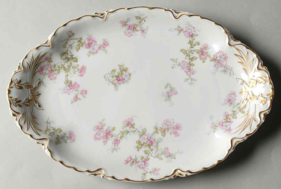 Schleiger 61b 11" Oval Serving Platter by Haviland-1