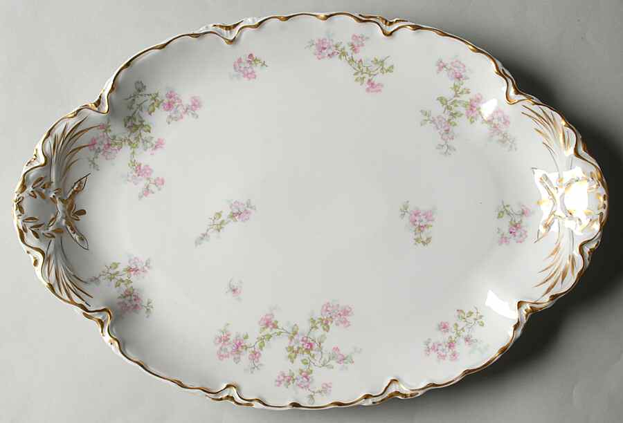 Schleiger 61b 16" Oval Serving Platter by Haviland-1