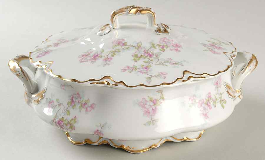 Schleiger 61b Round Covered Vegetable by Haviland-1