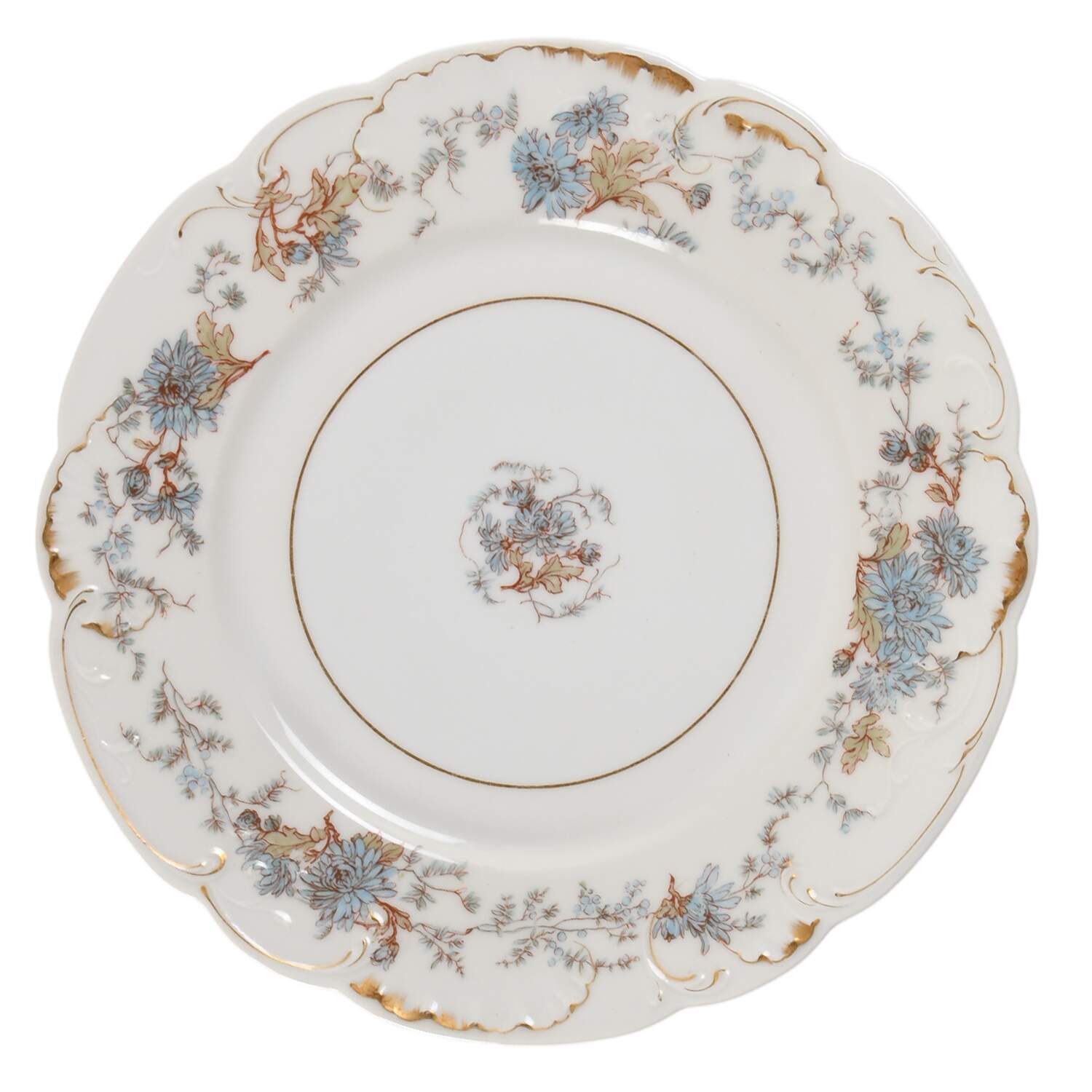 Schleiger 478A Dinner Plate by Haviland-1
