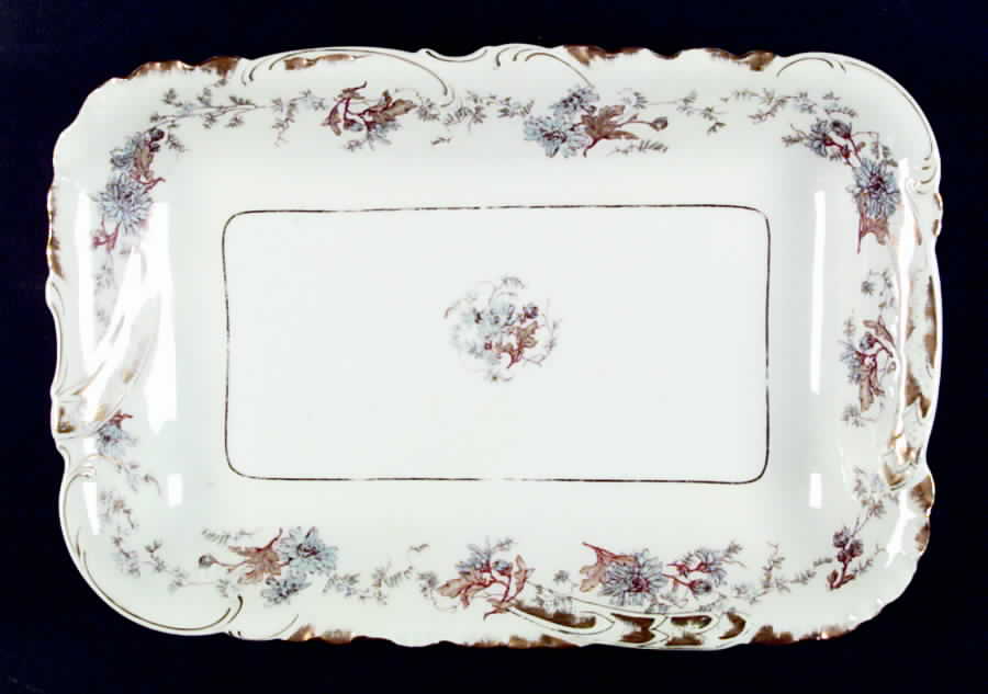 Schleiger 478A Rectangular Serving Platter by Haviland-1