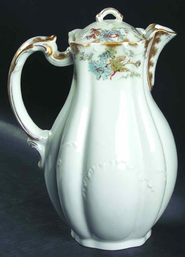Schleiger 478A Chocolate Pot & Lid by Haviland-1