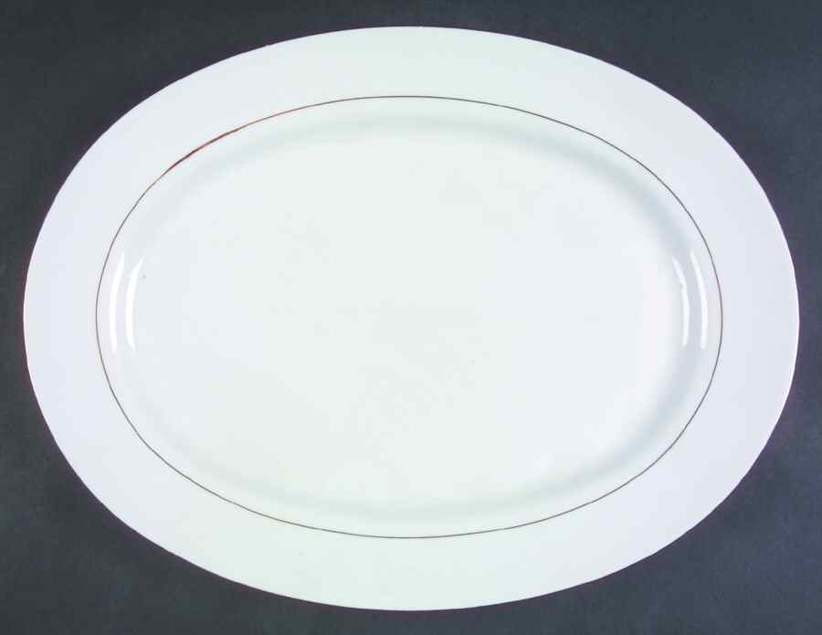 Golden Reflections 14" Oval Serving Platter by SHI (China)-1
