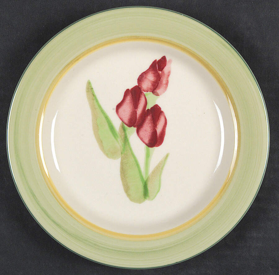 Perennial Border Salad Plate by Hartstone-1