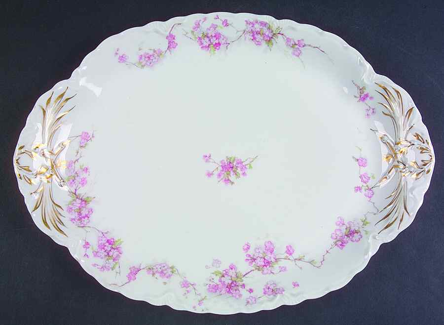 Schleiger 248-3 13" Oval Serving Platter by Haviland-1