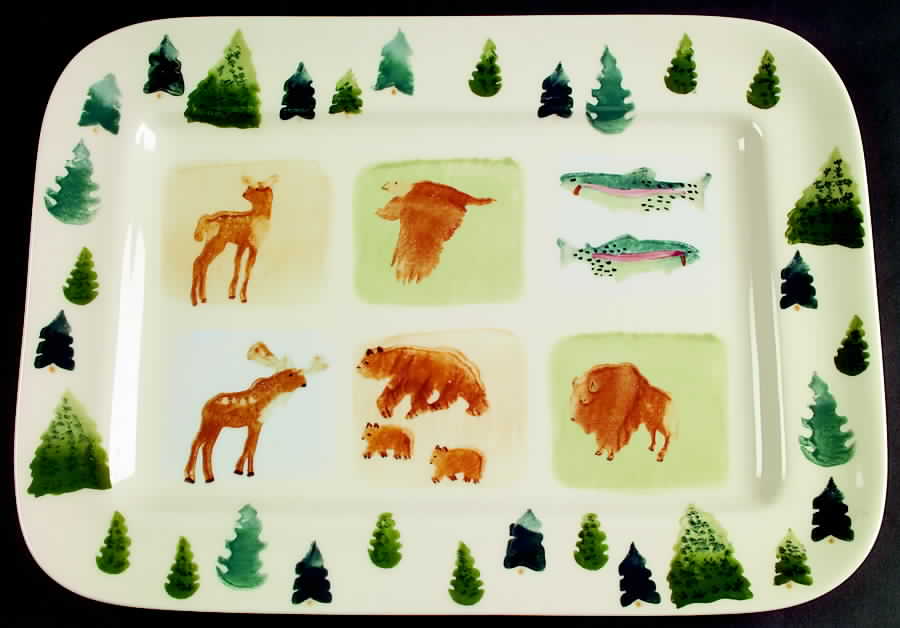 High Country 16" Rectangular Serving Platter by Hartstone-1