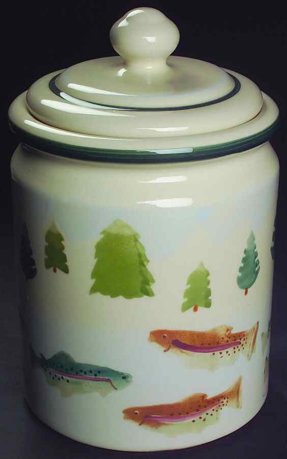 High Country Cookie Jar & Lid by Hartstone-1