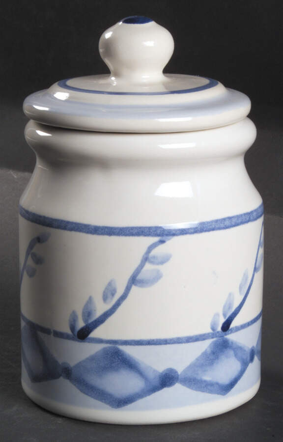Classic Blues Small Canister & Lid by Hartstone-1