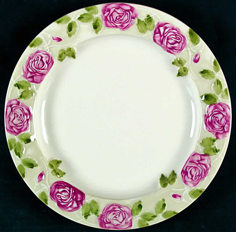 Tea Rose Dinner Plate by Hartstone-1