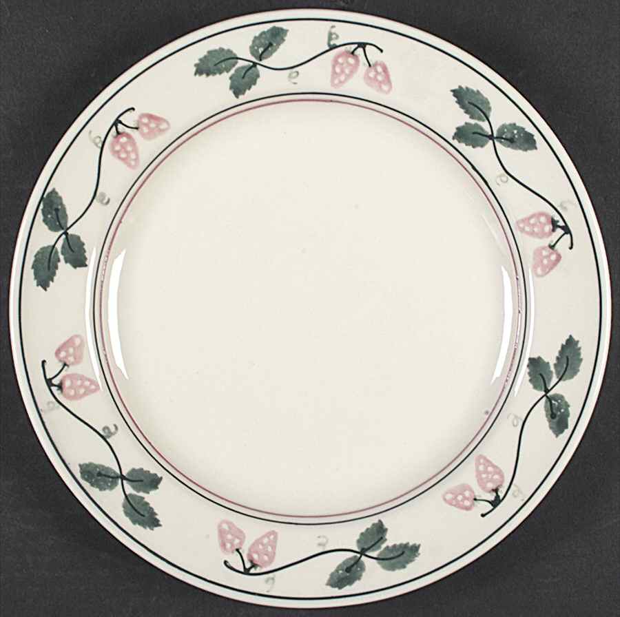 Strawberries Dinner Plate by Hartstone-1