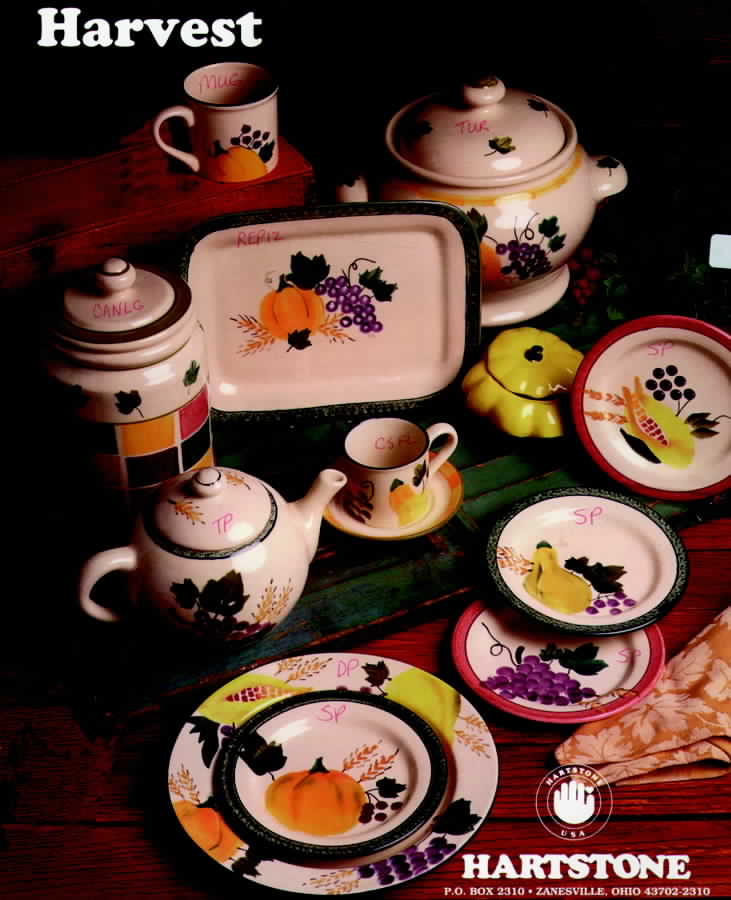 Harvest Dinner Plate by Hartstone-1
