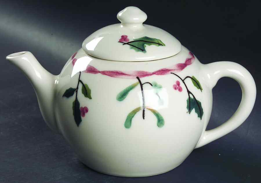 Ribbon & Garland Teapot & Lid by Hartstone-1