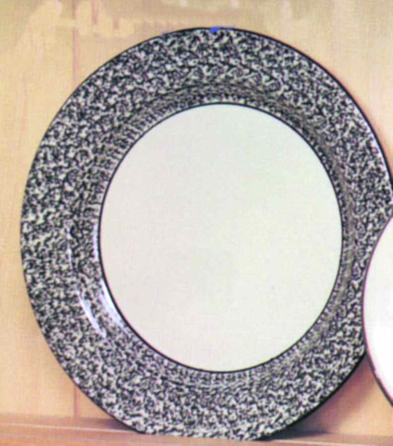 Jewel Tones Black Dinner Plate by Hartstone-1