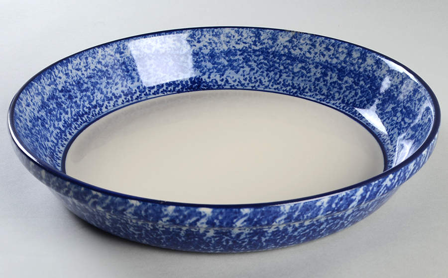 Jewel Tones Sapphire 10" Pie Baking Plate by Hartstone-1