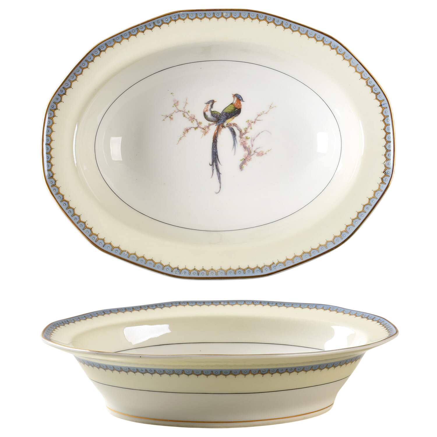 H1012 9" Oval Vegetable Bowl by Haviland-1