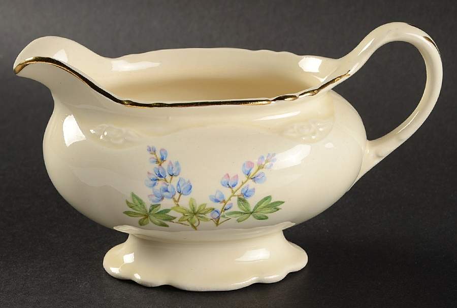 Blue Bonnet Creamer by Homer Laughlin -1