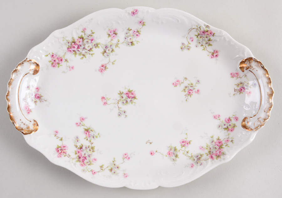Schleiger 320e (Scalloped) 11" Oval Serving Platter by Haviland-1