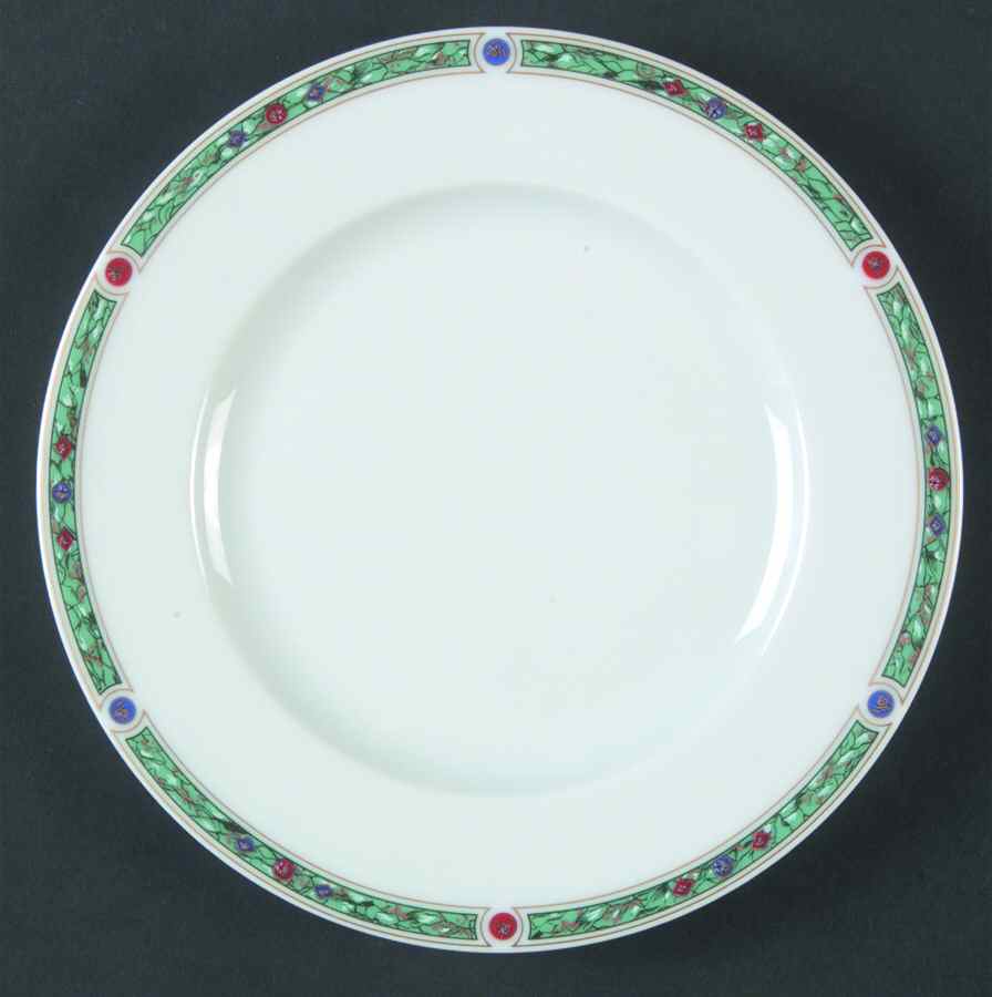 Chatelaine Green (No Verge) Bread & Butter Plate by Haviland-1
