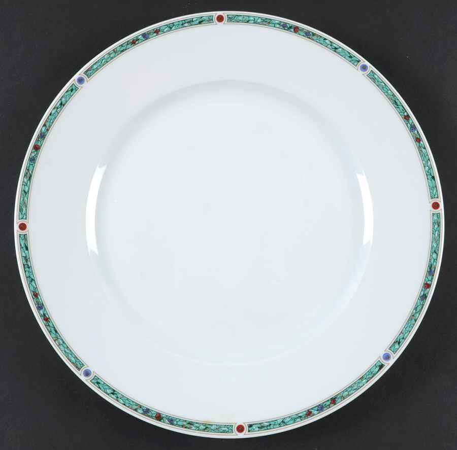 Chatelaine Green (No Verge) Dinner Plate by Haviland-1