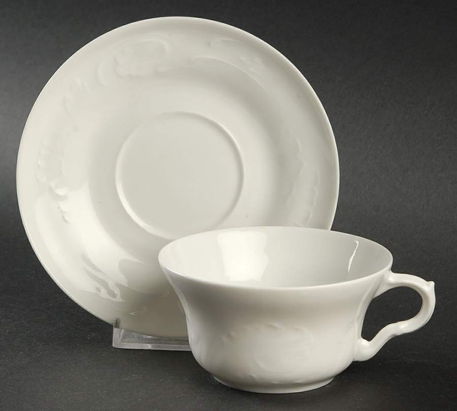 Schleiger 120 Flat Cup & Saucer Set by Haviland-1