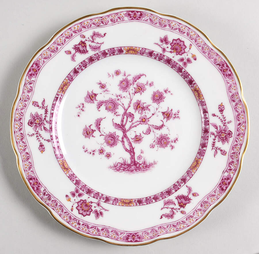 Arbre Des Indies Purple Luncheon Plate by Haviland-1