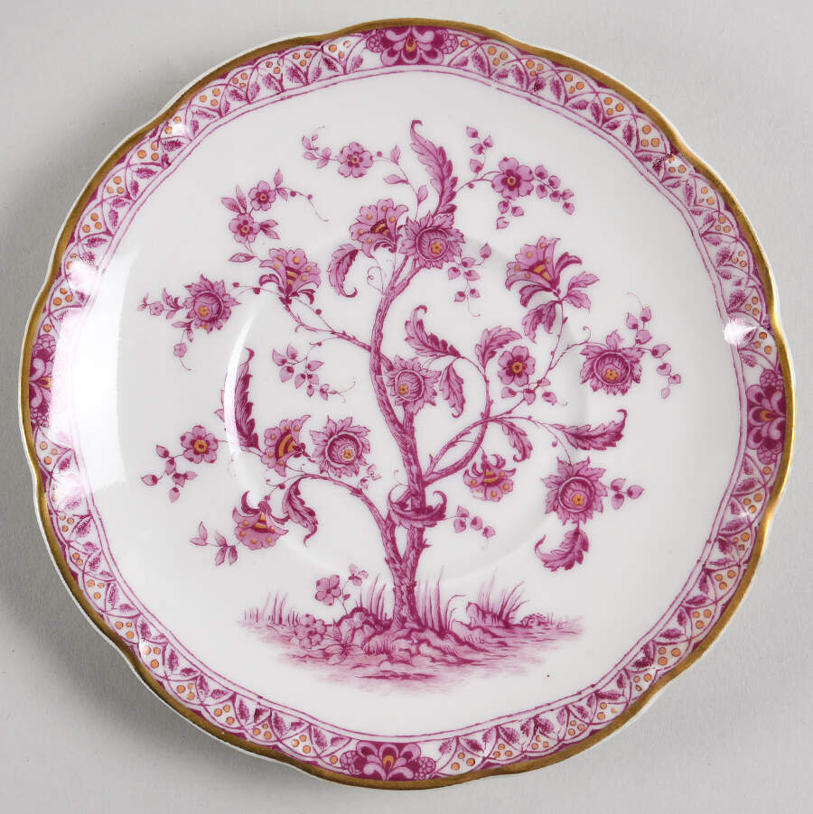 Arbre Des Indies Purple Saucer for Cream Soup Bowl by Haviland-1