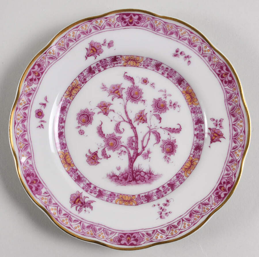 Arbre Des Indies Purple Bread & Butter Plate by Haviland-1