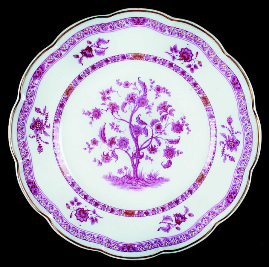 Arbre Des Indies Purple Dinner Plate by Haviland-1