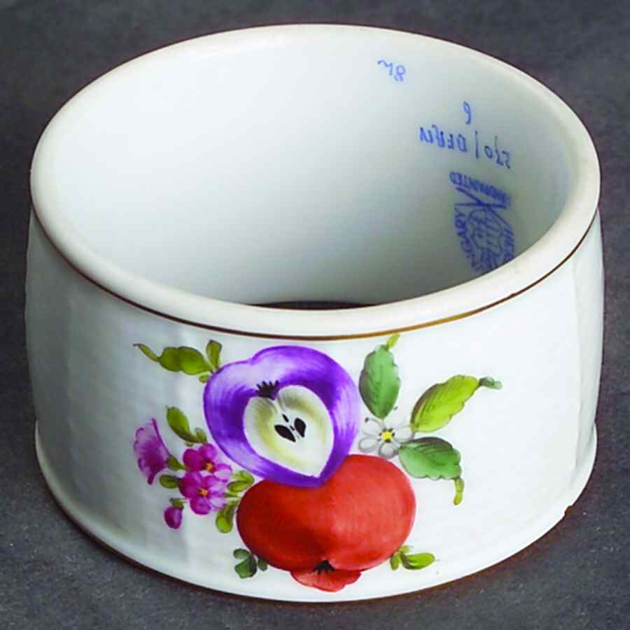 Fruit & Flowers Napkin Ring by Herend-1