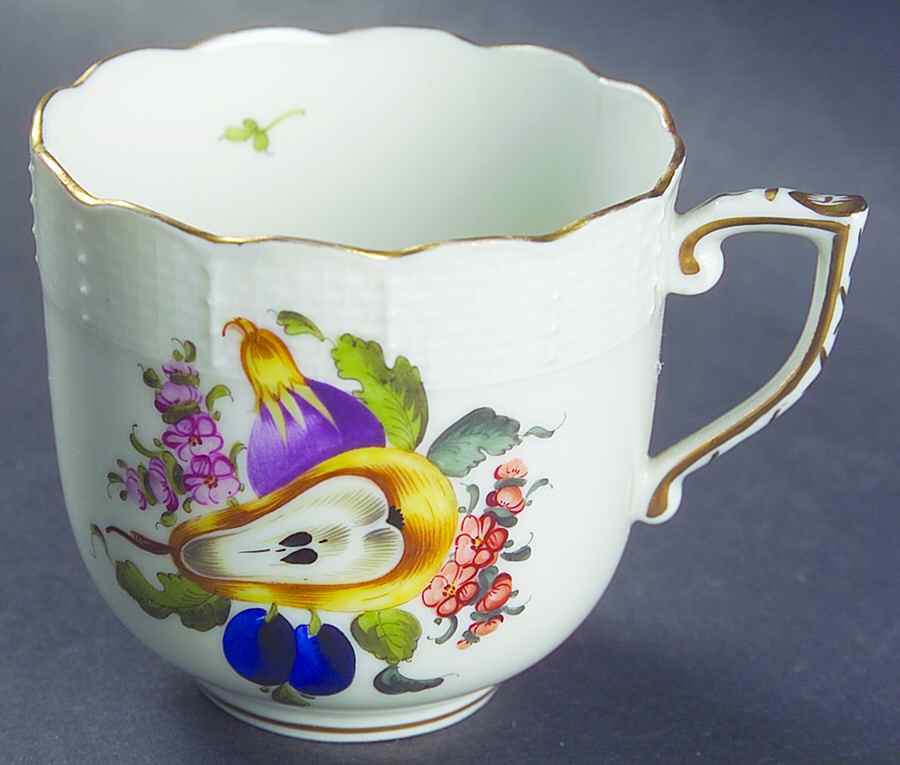 Fruit & Flowers Chocolate Cup by Herend-1