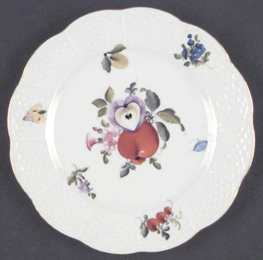 Fruit & Flowers Bread & Butter Plate by Herend-1